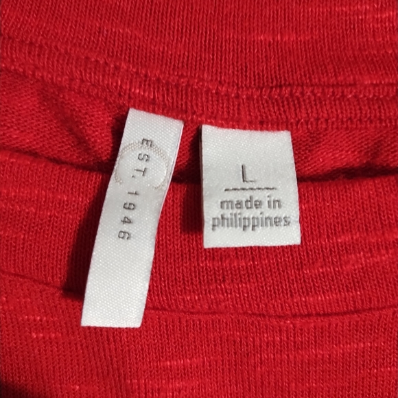 Cato long slit sleeve red top - Picture 2 of 8